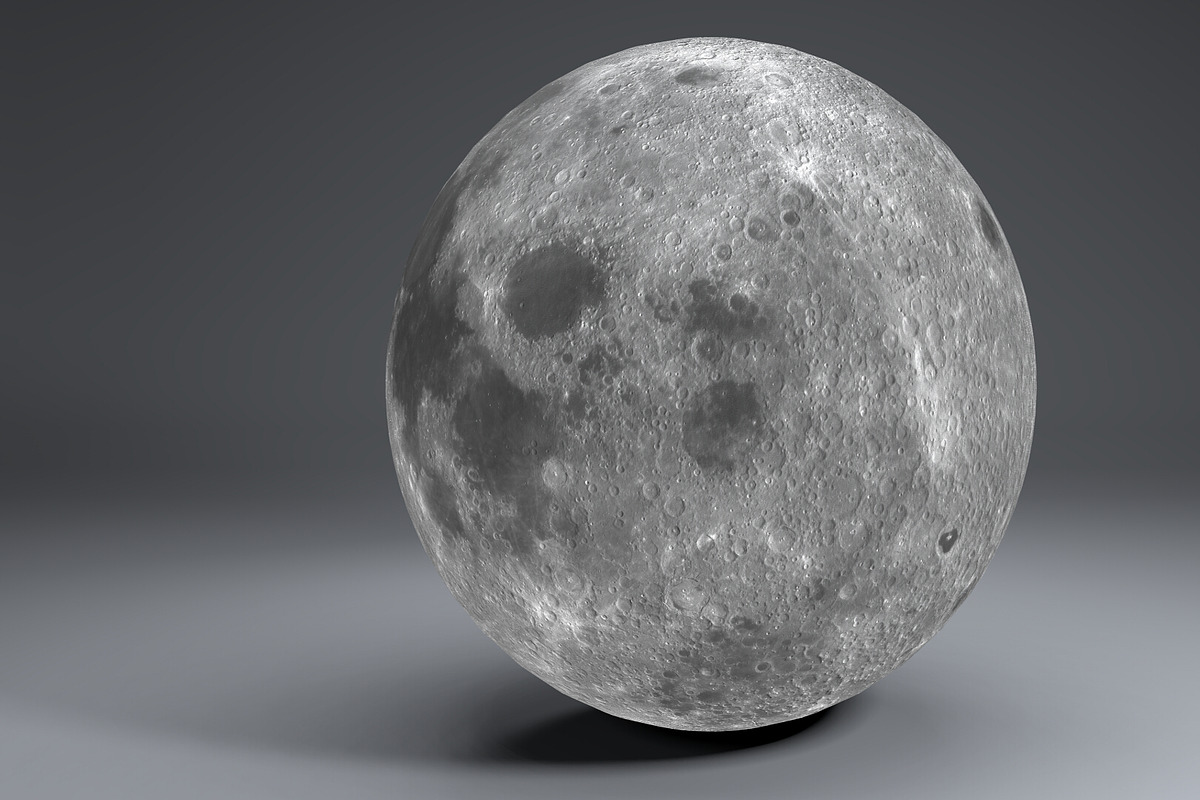 Moon Globe 11k, an Environmental 3D Model by Flash My Pixel (Photo 5 of 9)