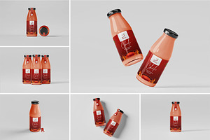 Sauce Bottle Mockup, a Product Mockup by zippypixelstudio