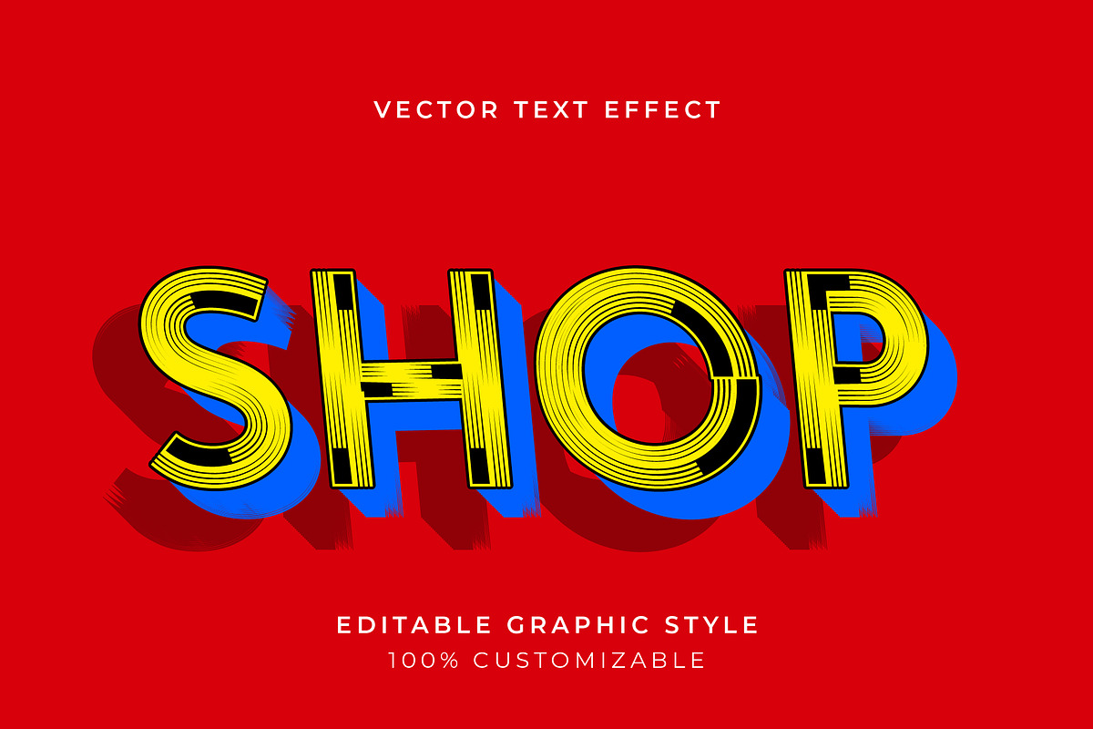 Retro Pop Art Text Effect