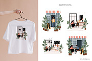 Dog Friendly Cafe Illustrations, a Decorative Illustration by LyubovZaytseva (Thumbnail 2 of 8)