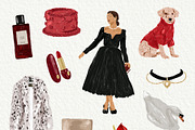 Midnight Masquerade Collection, a Decorative Illustration by divanovskaya_nv (Thumbnail 11 of 15)