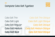 Cabo Soft Light Oblique Font, a Sans Serif Font by Bogdan Casota (Thumbnail 6 of 6)