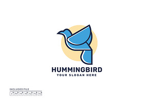 Hummingbird Logo Design, a Branding & Logo Template by yuanesei