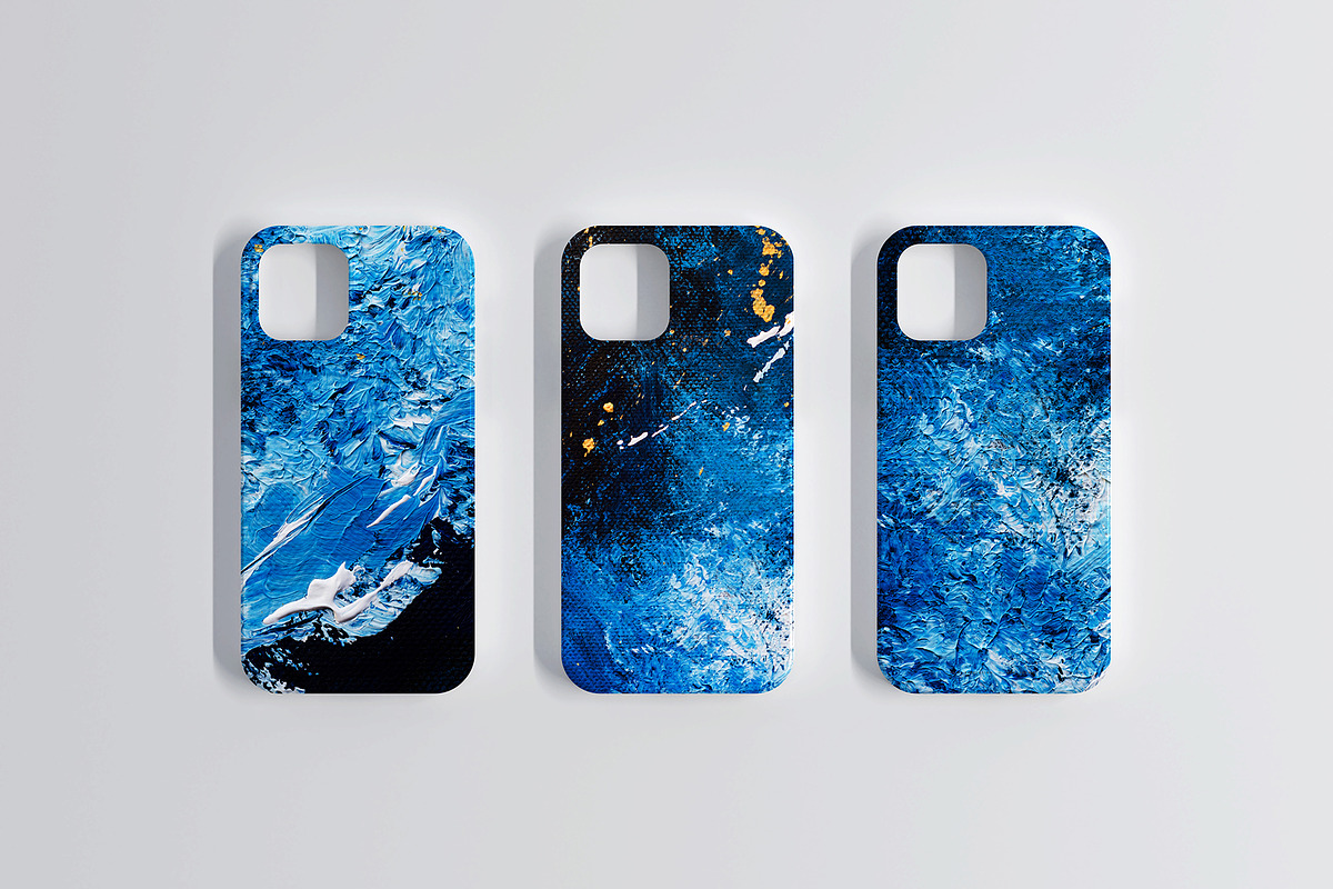 Acrylic abstract blue backgrounds, a Texture Graphic by Holovei (Photo 3 of 5)