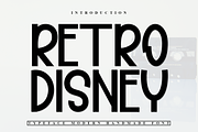 Retro Disney, a Sans Serif Font by InermediaSTUDIO (Thumbnail 1 of 7)