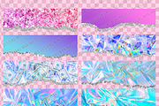 Holographic Glam Ripped Edges., an Object Graphic by Makina Designs (Thumbnail 2 of 2)