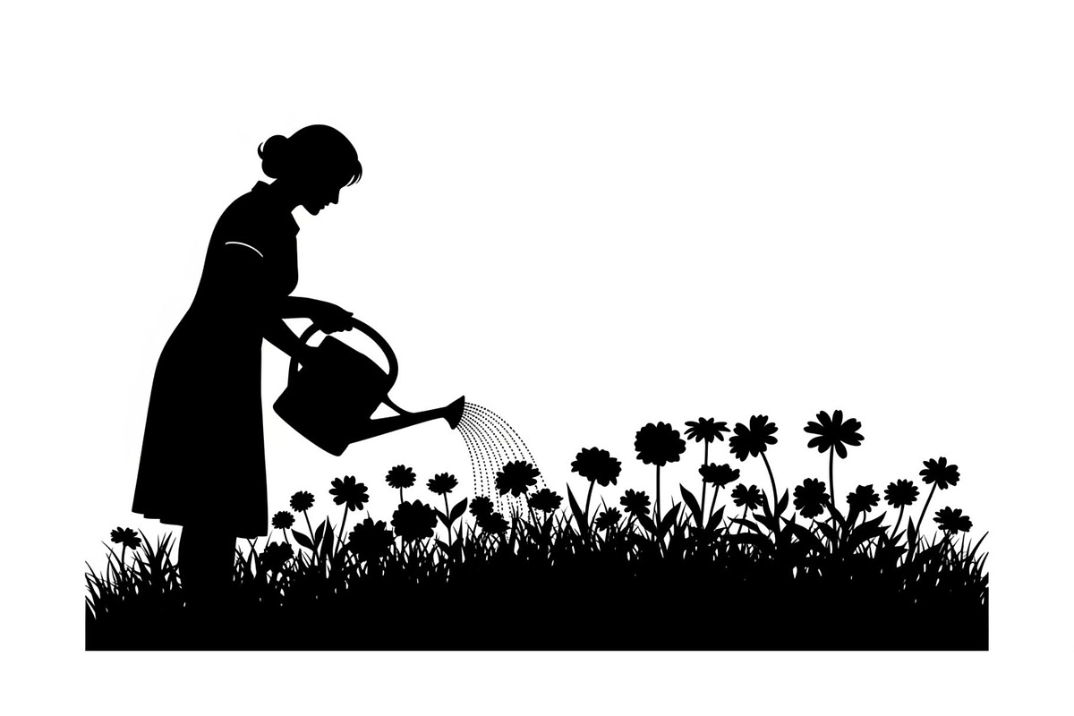 Garden Bunny Silhouette Bundle, an Illustration by jahid234 (Photo 28 of 48)