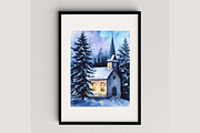 Snowy Dreams Winter Coloring Bundle, a Seasonal Illustration by Daffodil Dream Studio (Thumbnail 8 of 10)
