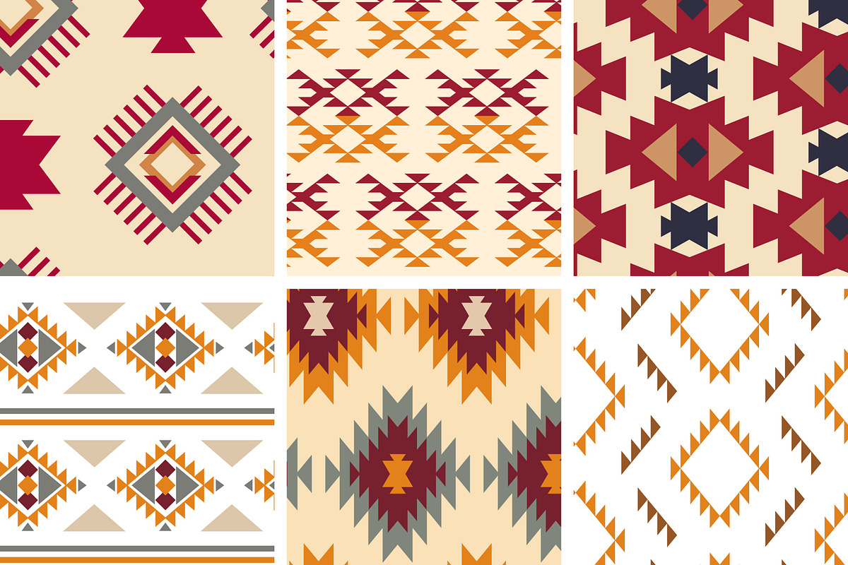 22 Southwestern Navajo Patterns Pack, a Pattern Graphic by Katrinelly (Photo 7 of 11)