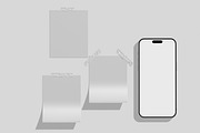 Instagram Post & Phone Mockup, an Advertising Mockup by Unerispace (Thumbnail 5 of 5)