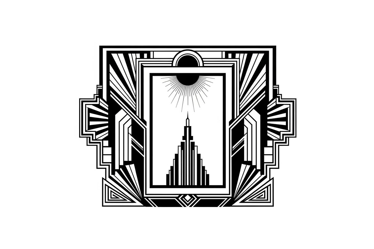 Art Deco Frame SVG Bundle, an Illustration by Gaye Art (Photo 17 of 31)