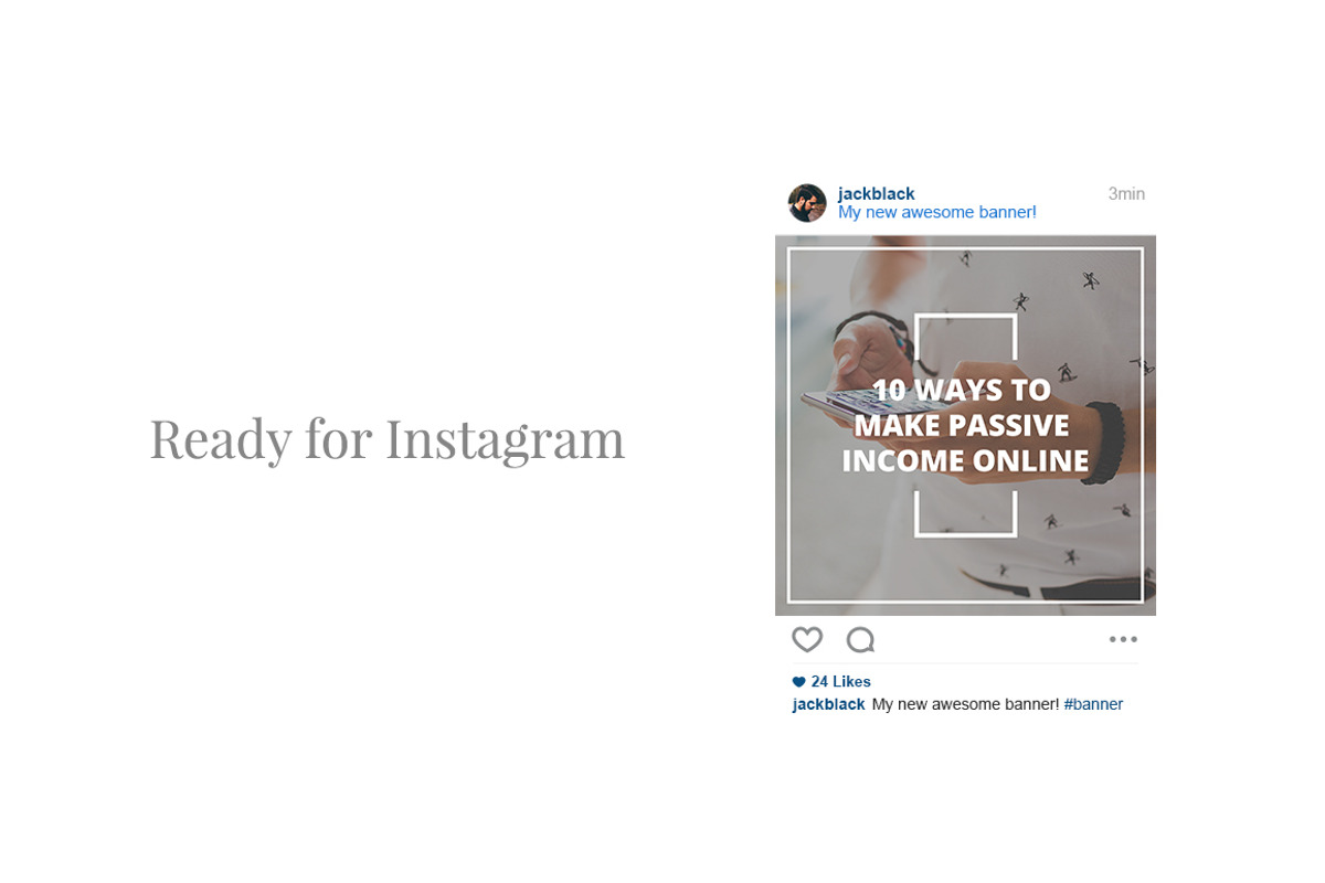 Instagram Social Media Pack, a Social Media Template by Web Donut (Photo 4 of 6)
