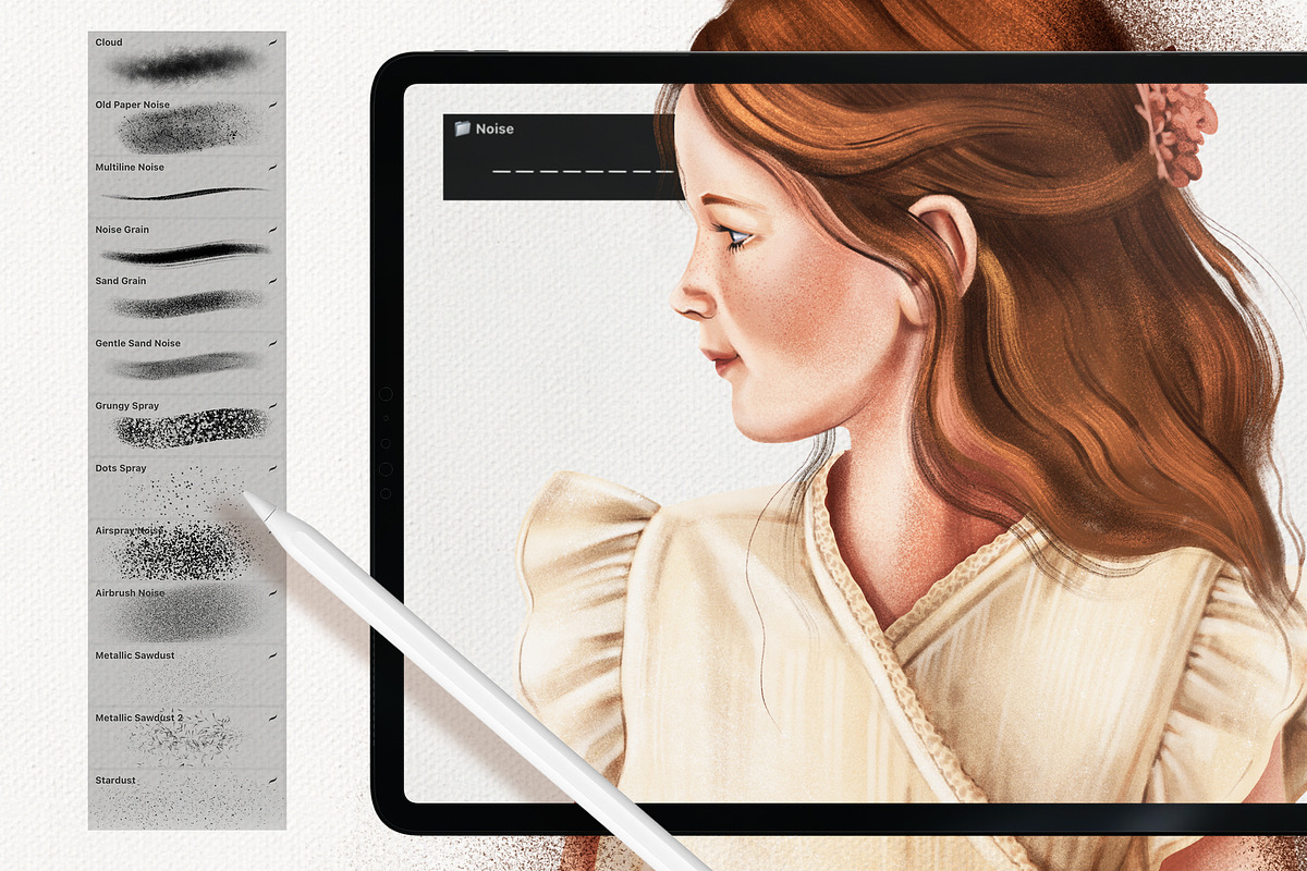 ARTIST'S STUDIO PROCREATE KIT, a Brush Add-On by AlexandraArt (Photo 4 of 17)
