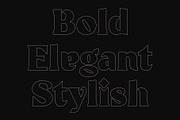 Unmatched - Stylish Display Font, a Sans Serif Font by HipFonts (Thumbnail 9 of 9)