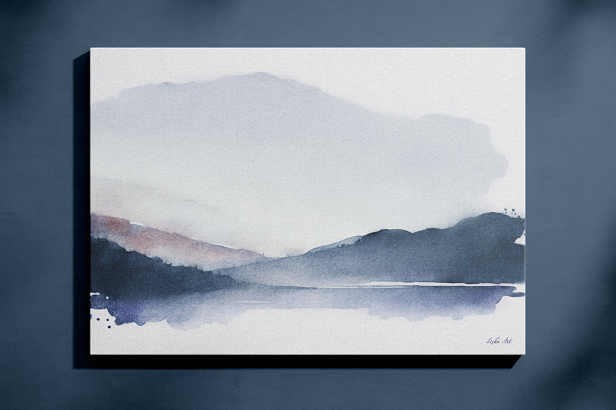 Oceanica - Watercolor Textures, a Background Graphic by Deveze Art & Co (Photo 14 of 14)
