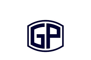 GP Logo Design Vector Template