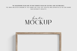 5:7 A4 Frame Mockup PSD PNG 04-01