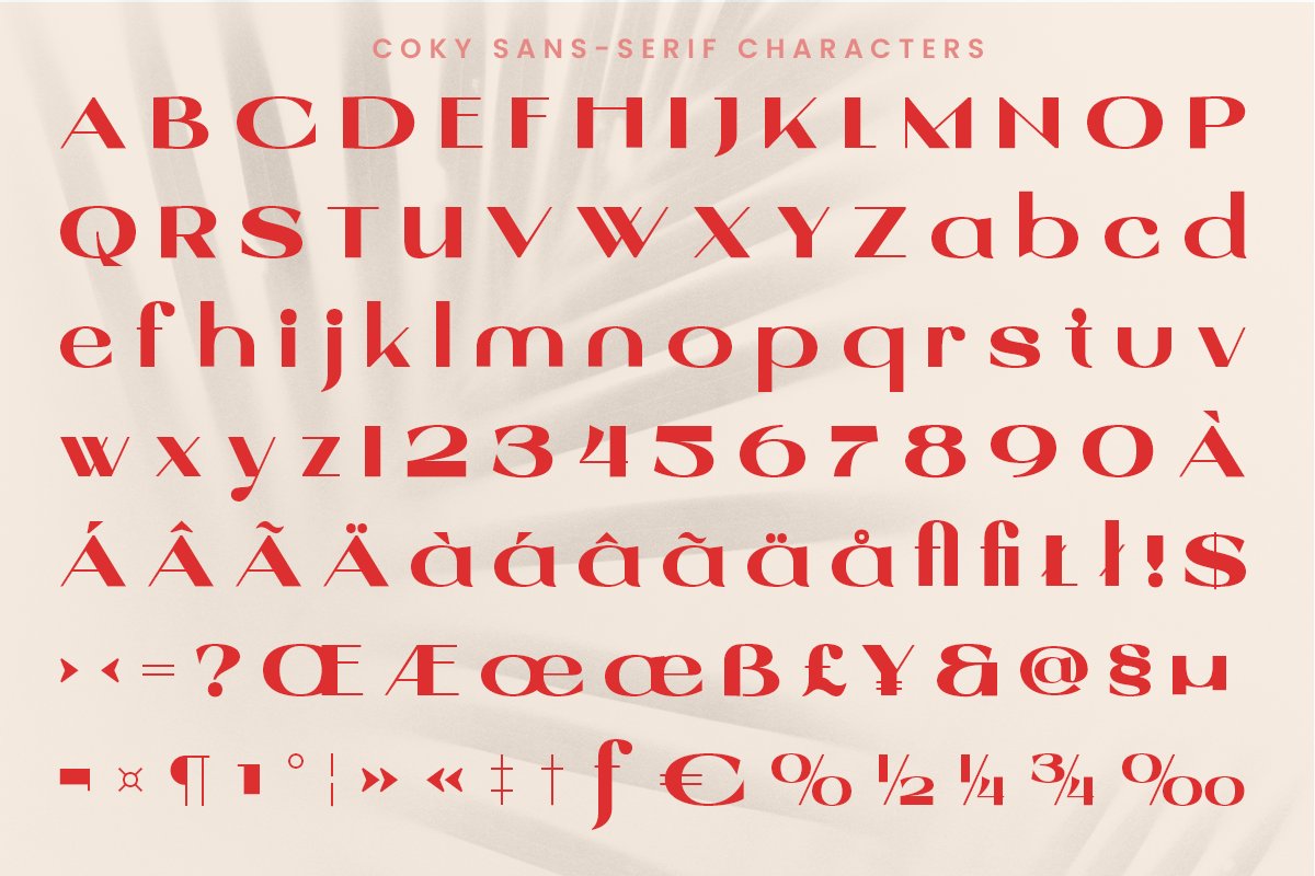 Coky - Elegant Modern Sans-Serif, a Sans Serif Font by roomspace creative lab (Photo 10 of 10)