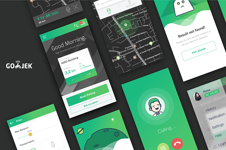Go Parking UI Kit App