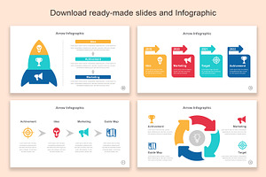 Arrow Infographic Google Slide