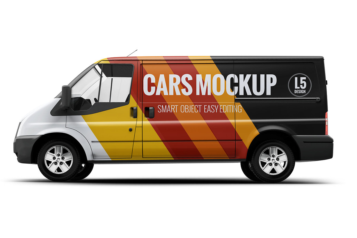 Van Mockup, an Advertising Mockup by Xtrahive (Photo 2 of 2)
