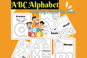 ABC Alphabet Coloring Pages for Kids, an Education Illustration by Sourcedigi (Thumbnail 1 of 3)