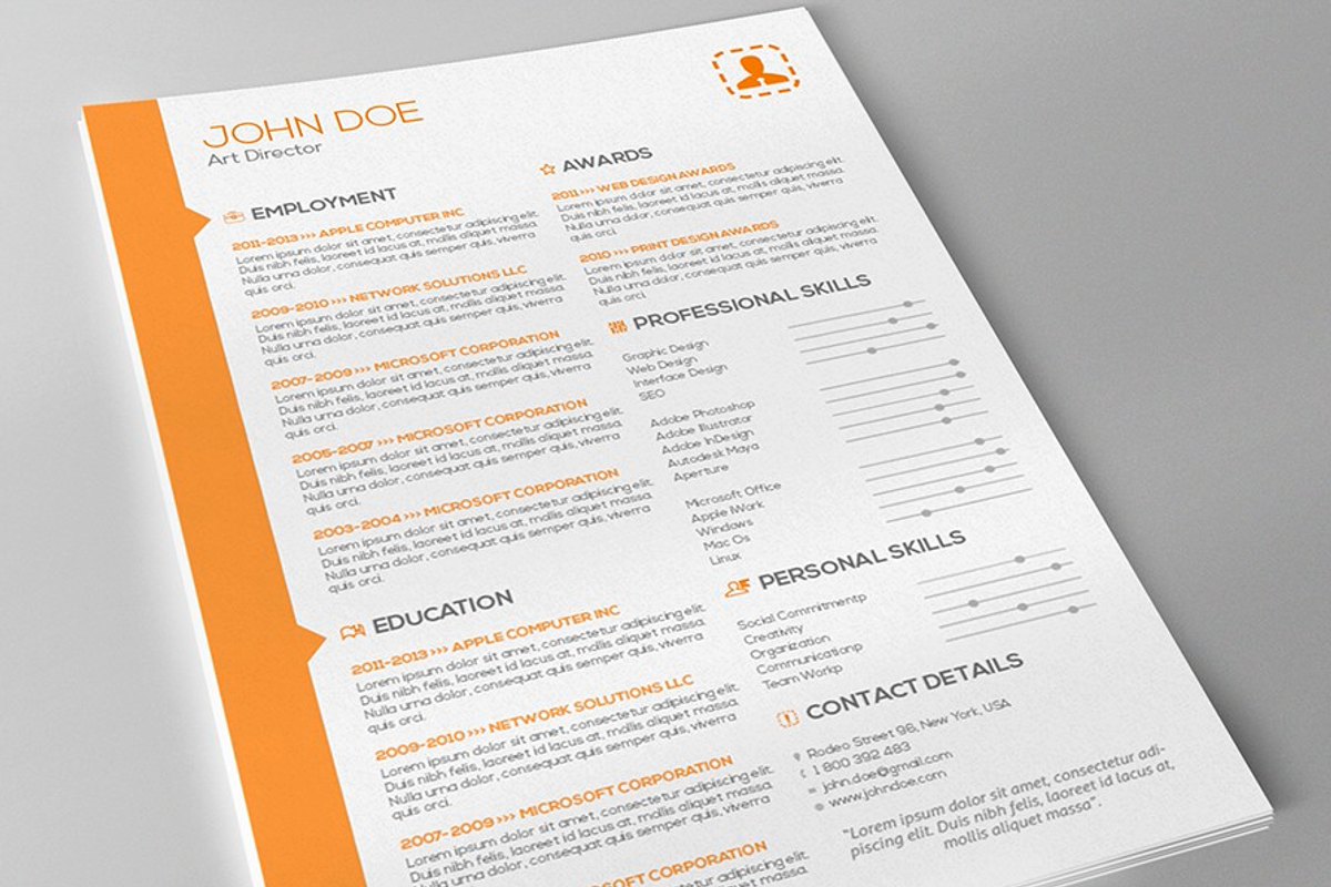 Resume & Cover Letter Template, a Resume Template by Imagine Design (Photo 4 of 5)