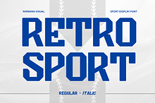 Retro Sport - Branding Logo Font