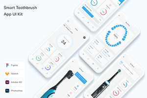 Smart Toothbrush App UI Kit