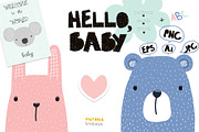 Hello, baby!, an Animal Illustration by Viktoria Siarova (Thumbnail 1 of 7)