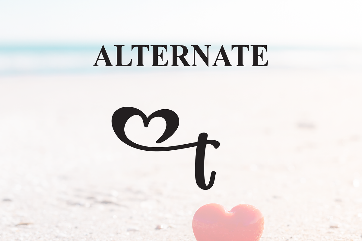 Heart Summer | Script Font, a Handwritten Font by Scratchones (Photo 8 of 9)