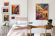 Oil Painting Style Cityscape, a Decorative Illustration by Housui Patterns (Thumbnail 4 of 9)