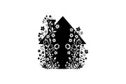 Cute House Silhouette Bundle, an Illustration by Designs_River (Thumbnail 25 of 31)