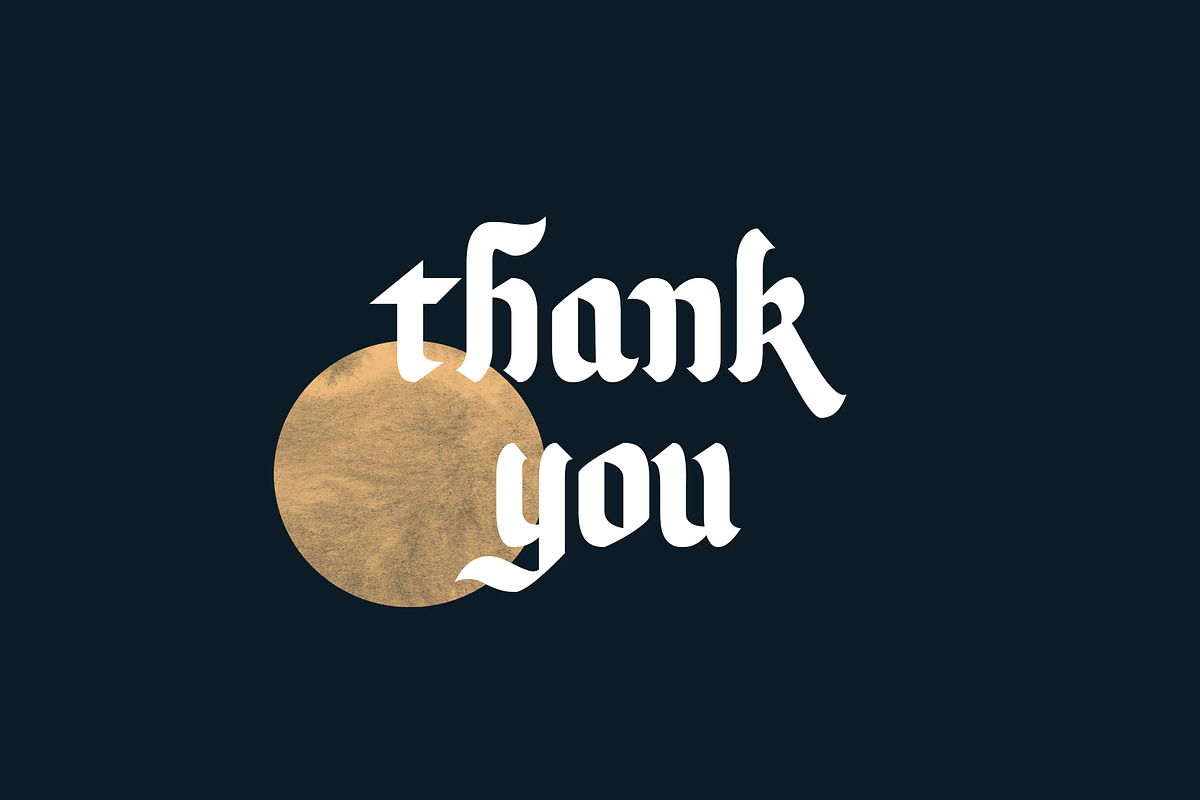 Sunset Road Typeface, a Blackletter Font by Emyself Design (Photo 12 of 12)