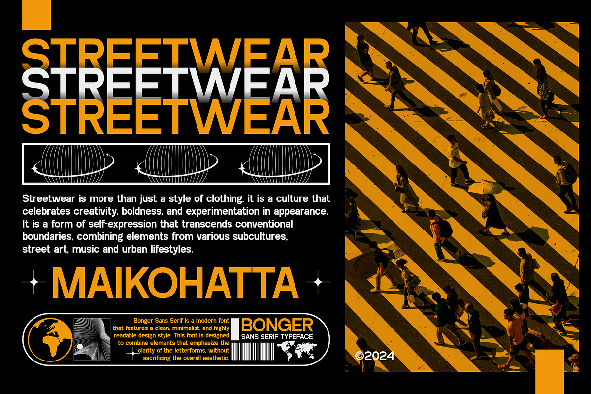 Bonger - Sans Serif Typeface, a Sans Serif Font by MaikoHatta (Photo 2 of 7)