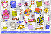 Back to School Clipart and Patterns, an Education Illustration by Drafts n Doodles (Thumbnail 4 of 14)