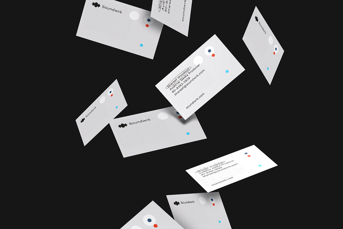 Business cards template: Soundwrk, a Business Card Template by Srg® (Photo 3 of 4)
