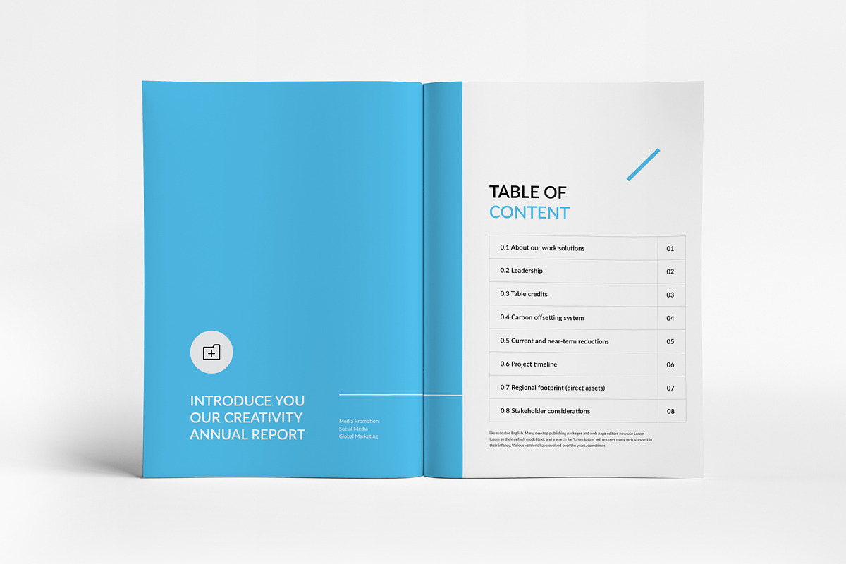 Annual Report Template | Canva, a Brochure Template by PixWork (Photo 3 of 9)