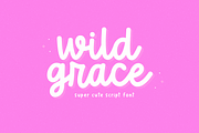 Wild Grace | Cute Script Font, a Script Font by KA Designs (Thumbnail 1 of 10)