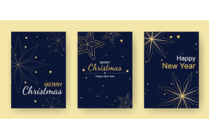 Set of frames with gold decor for, a Texture Illustration by Tati_Kli