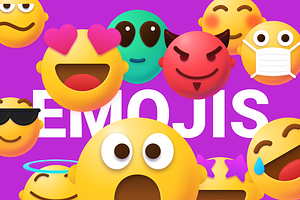 Vivid Emojis Icons Pack