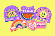Sunny Groovy Retro Display Font, a Serif Font by timelesstype.co (Thumbnail 7 of 20)