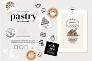 Bakery & Tea Shop Branding Pack, an Outline Icon by AnneCeline (Thumbnail 1 of 9)
