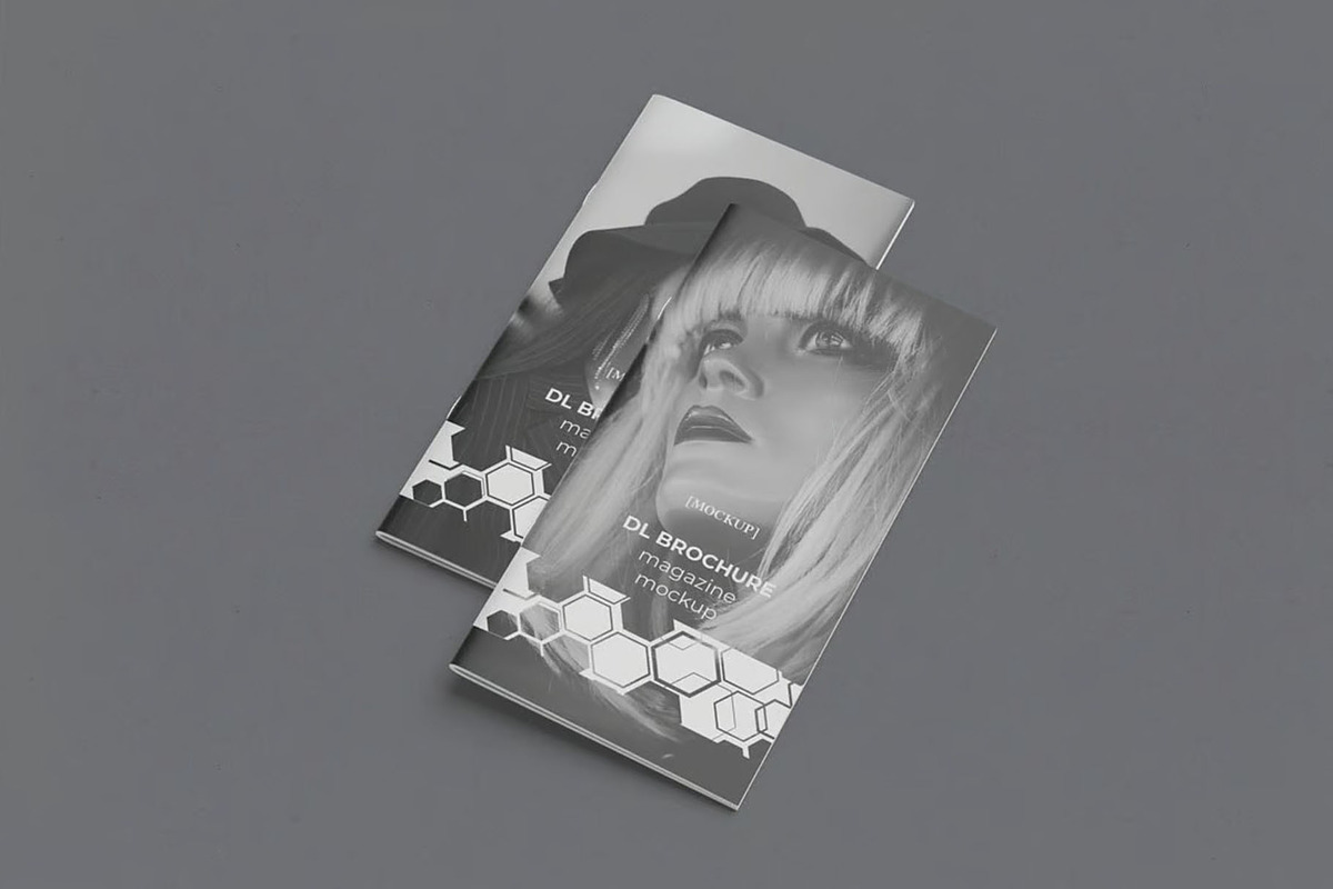 DL Brochure / Magazine Mockup, an Advertising Mockup by Se٧enStudio (Photo 2 of 3)
