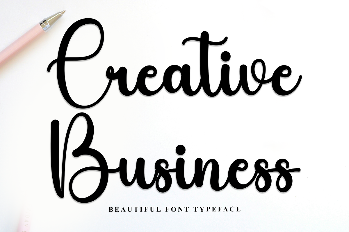 Vintage Handmade, a Handwritten Font by InermediaSTUDIO (Photo 3 of 7)