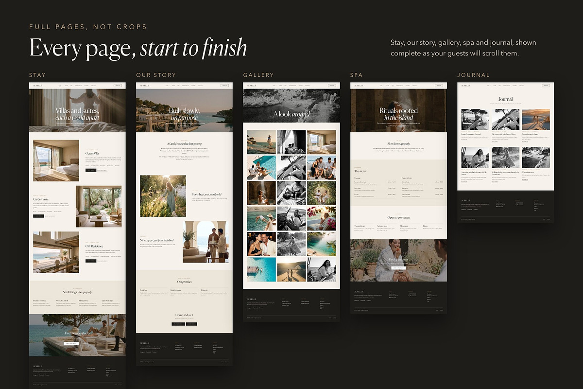 Aurelle Luxury Hotel & Resort Theme, a WordPress Template by Tomasz Ganclerz (Photo 17 of 18)