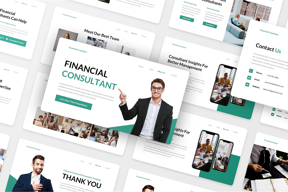 Financial Consultant Keynote, a Presentation Template by Annora Studio (Photo 3 of 5)