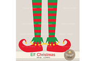 Elf Feet Christmas Clipart, an Illustration by JennyL Designs (Thumbnail 2 of 3)