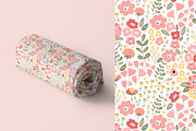 Colorful floral pattern, a Pattern Graphic by Cozy pattern shop (Thumbnail 3 of 5)