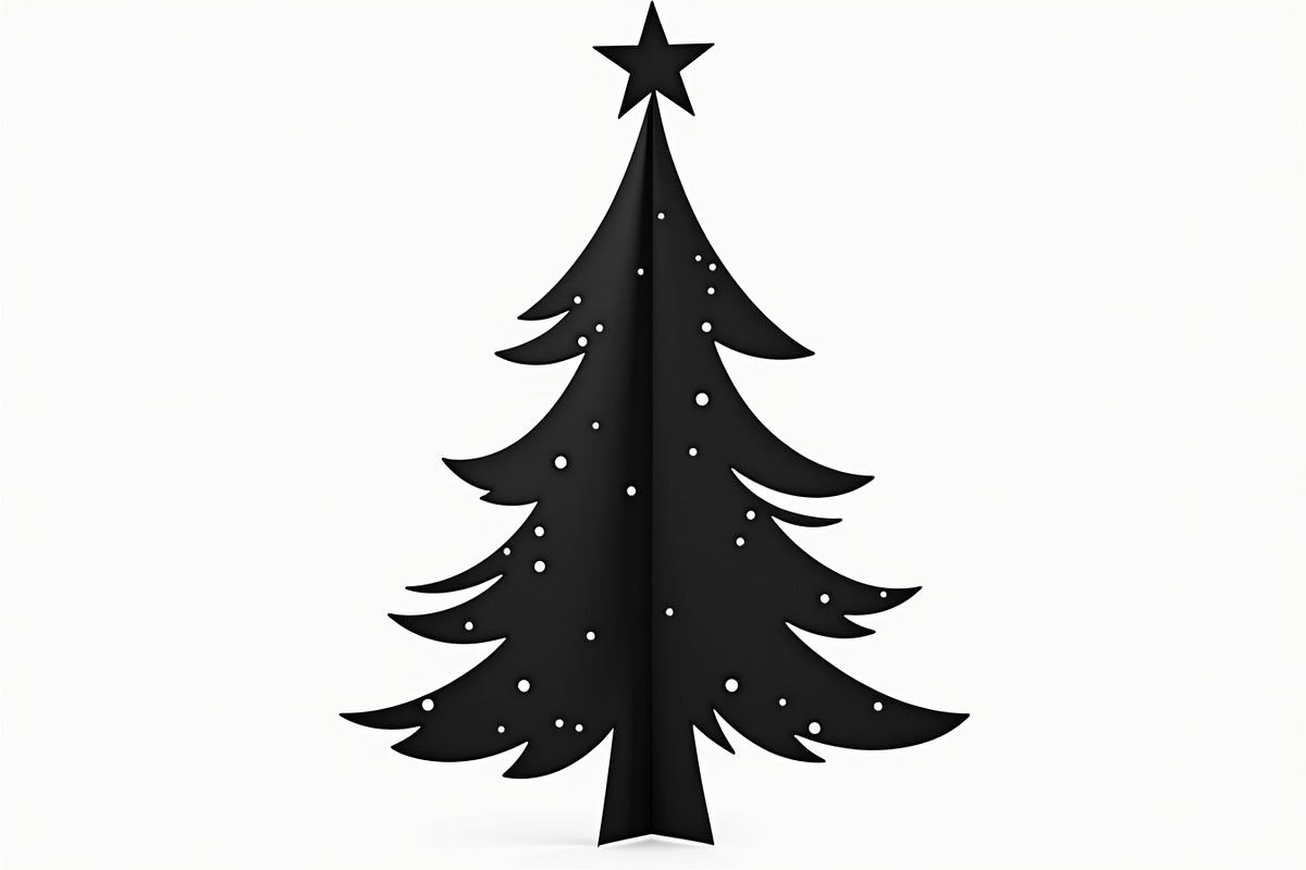 Tree Christmas Fir Tree Black, an Illustration by Amazin_art (Photo 16 of 27)